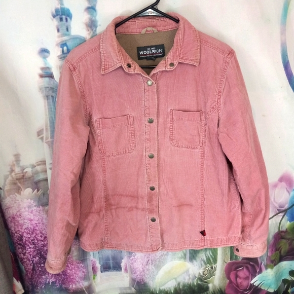 Woolrich pink corduroy jacket - Picture 1 of 6